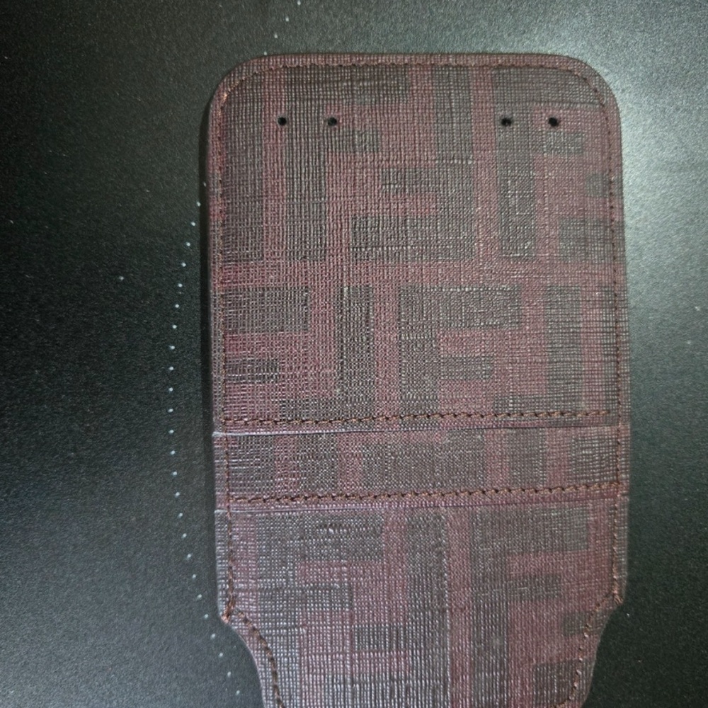 Fendi Burgundy Card Holder. Full inclusion with coa. - Picture 4 of 10